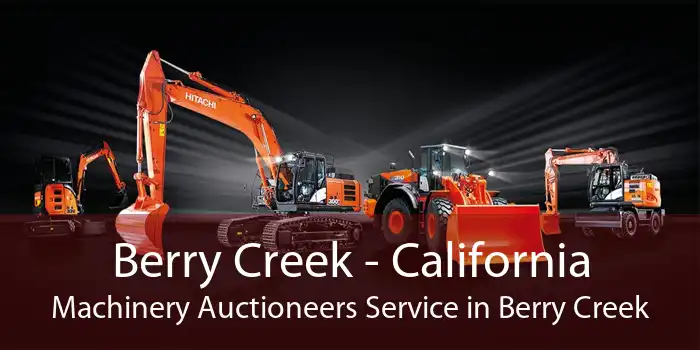 Berry Creek - California Machinery Auctioneers Service in Berry Creek